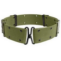 G.I. Style Olive Drab Nylon Medium Pistol Belt w/Metal Buckles